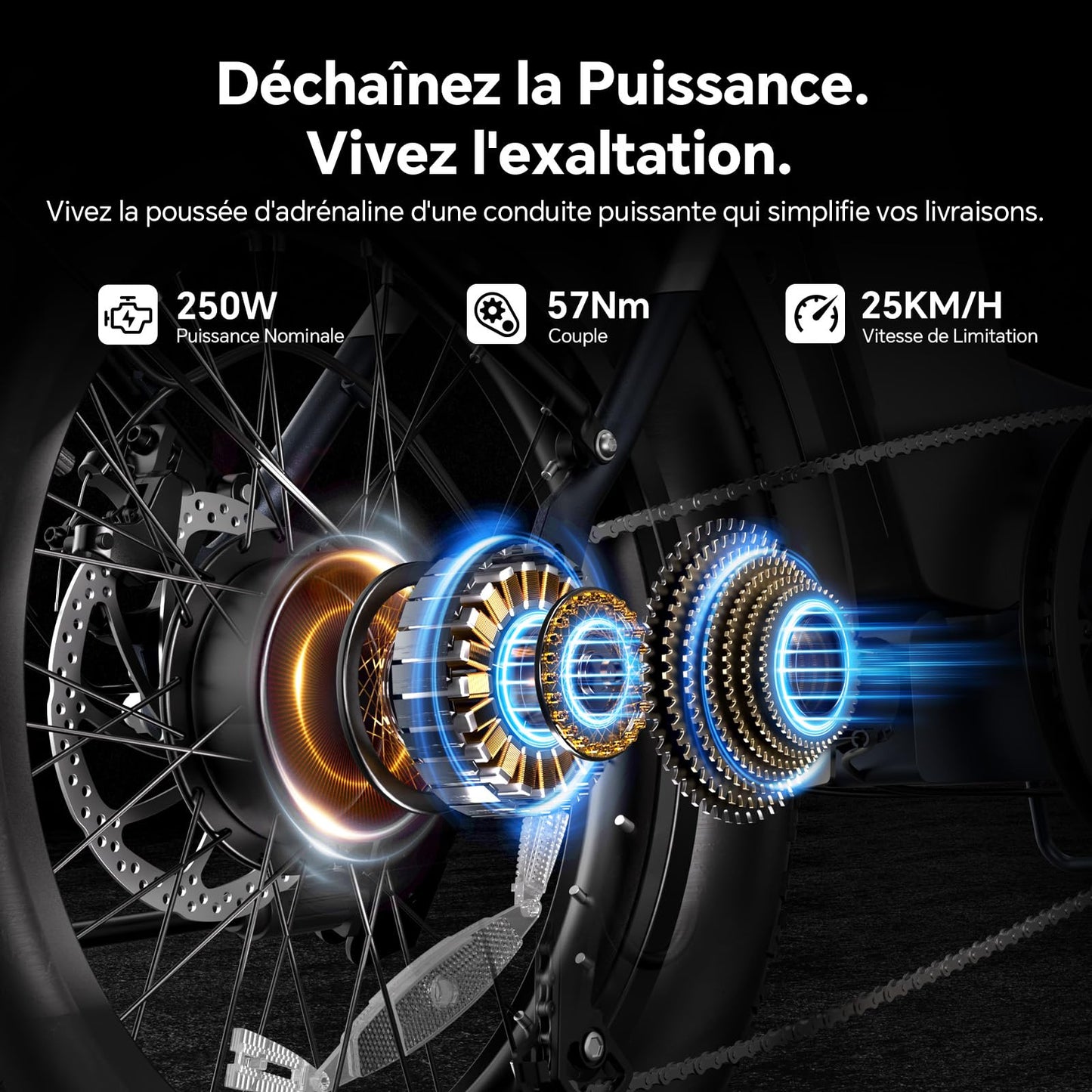 Touroll S2/ S2 Pro Vélo Électrique Pliable Tout-Terrain, 20"×4.0" Fat Tire, 150KM Autonomie, Batterie 720Wh Amovible, Moteur 250W Vélo Électrique Gros Pneu 7 Vitesses, E-Bike Urbain pour Adulte