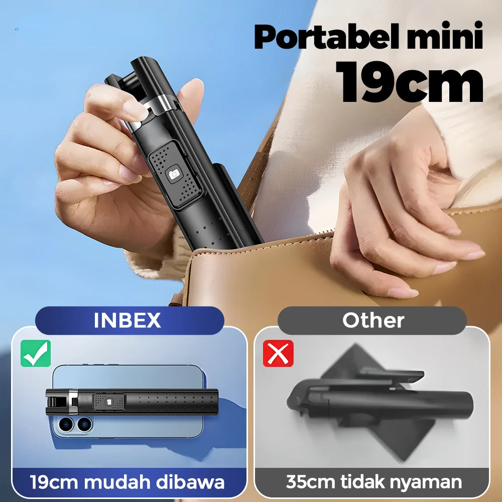 LISCN 100CM Selfie Stick Tripod Multifunction Mobile Phone Holder with Bluetooth Control Holder for Smartphones