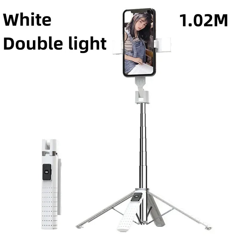 LISCN 100CM Selfie Stick Tripod Multifunction Mobile Phone Holder with Bluetooth Control Holder for Smartphones
