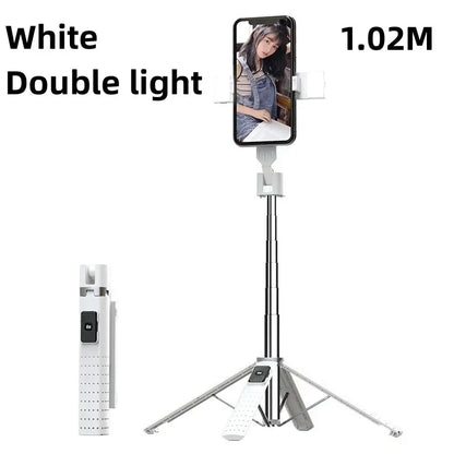 LISCN 100CM Selfie Stick Tripod Multifunction Mobile Phone Holder with Bluetooth Control Holder for Smartphones