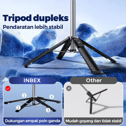 LISCN 100CM Selfie Stick Tripod Multifunction Mobile Phone Holder with Bluetooth Control Holder for Smartphones