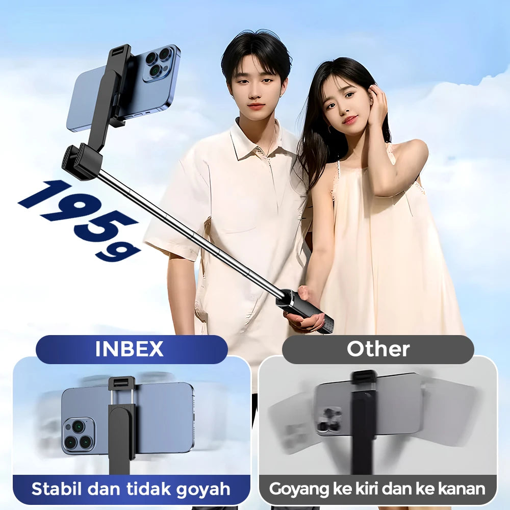 LISCN 100CM Selfie Stick Tripod Multifunction Mobile Phone Holder with Bluetooth Control Holder for Smartphones