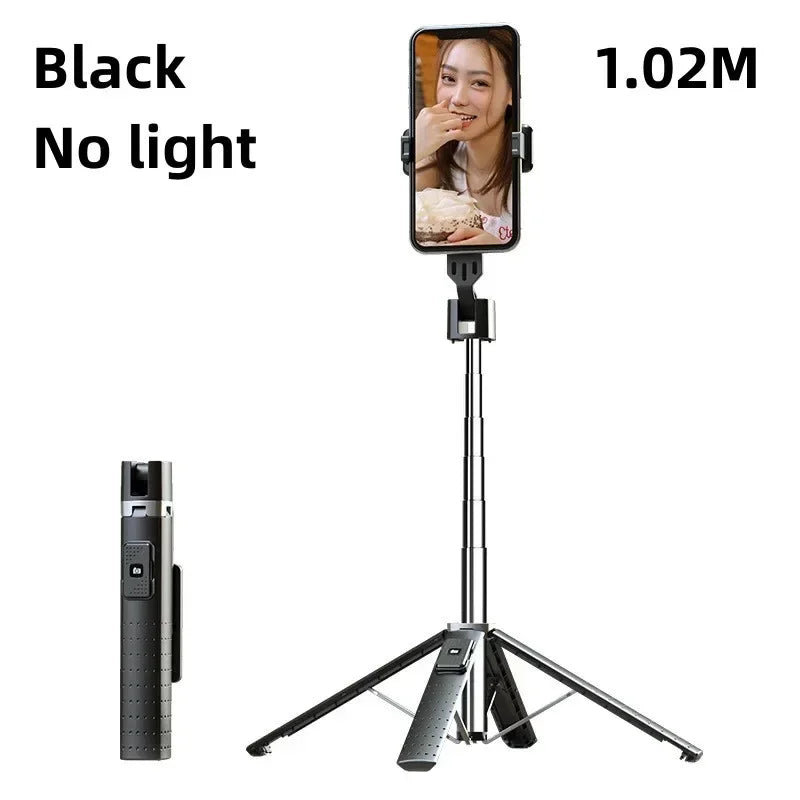 LISCN 100CM Selfie Stick Tripod Multifunction Mobile Phone Holder with Bluetooth Control Holder for Smartphones