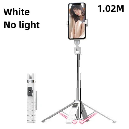 LISCN 100CM Selfie Stick Tripod Multifunction Mobile Phone Holder with Bluetooth Control Holder for Smartphones